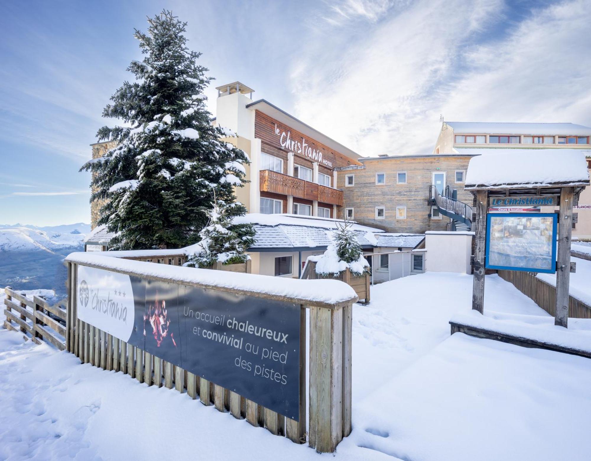 Hotel Le Christiania Saint-Lary-Soulan Exterior foto